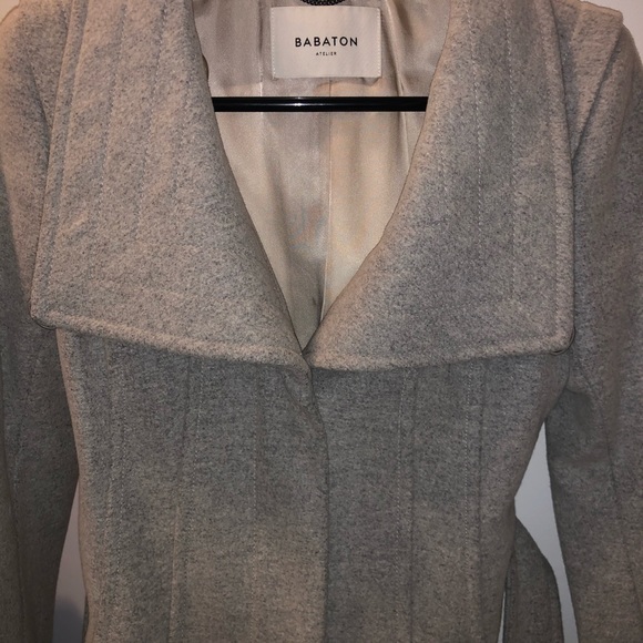 Aritzia Babaton Grey coat in size XXS - Picture 3 of 5